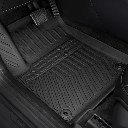 Floor Mats for Jeep Cherokee 2019-2023, All Weather Floor Mats Trunk Cargo Liner with Backrest Protectors and Door Sill Guards Accessories, Full Coverage Set