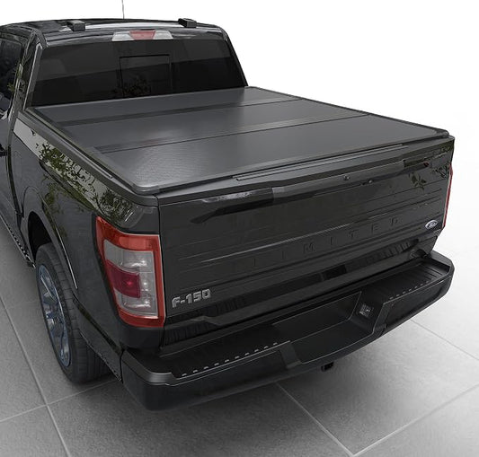 Hard Tri-Fold Truck Bed Tonneau Cover Compatible with 2015-2026 Ford F150 5.5 FT Bed (66")