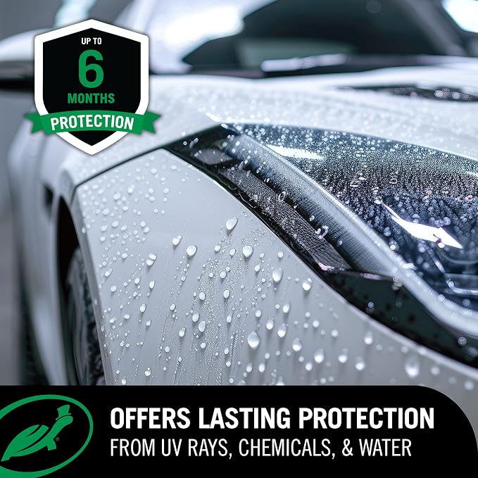 Turtle Wax ICE Seal N Shine, Car Wax Sealant, High Gloss Shine, Insane Water Beading and Durable Paint Protection, Carnauba Wax Infused, For Paint, Wheels, Glass, Plastics and More, 16oz (Pack of 2)