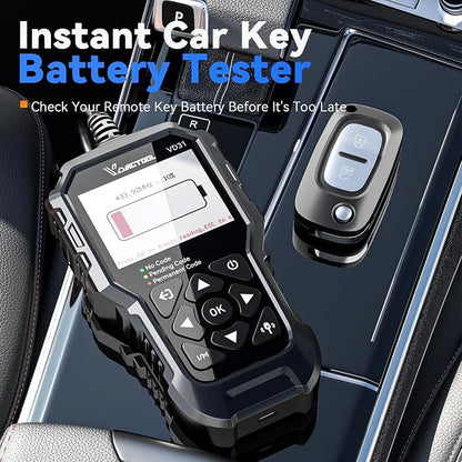 VDIAGTOOL VD31 Enhanced OBD2 Scanner, 3-in-1 Check Engine Code Reader, Car Key Battery Tester & Car Battery Tester, OBD2 Scanner Diagnostic Tool, Car Code Reader for Cars and Trucks All Cars 1996+