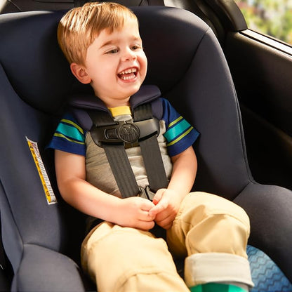 Safety 1st Smooth Ride Convertible Car Seat, 2-in-1 Rear & Forward Facing, 5-40 lbs, 30-50 lbs, Fits 3 Across, Slim Design, Latch, Machine-Washable, Travel-Ready, Steamship