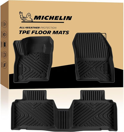 Michelin Vehicle Mats, All-Weather TPE Custom Fit Liner for 2015-2024 Ford Edge, Premier