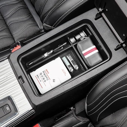 EDBETOS Altima Center Console Organizer Compatible with 2019-2023 2024 2025 2026 Nissan Altima Accessories S/SV/SR/SL/Platinum, ABS Plastic Armrest Box Insert Tray Armrest Storage Box, Black