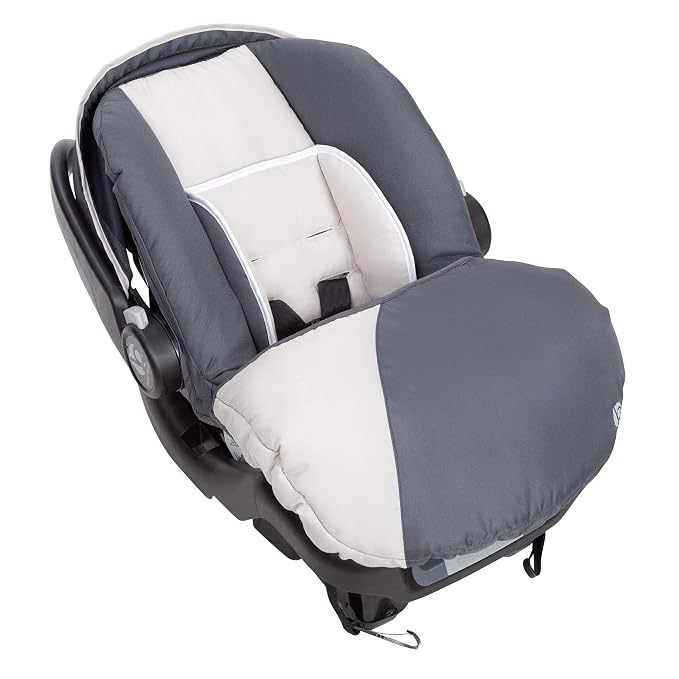 Baby Trend 2-Pack Infant Car Seat & Base with 5-Point Safety Harness, 4-Position Height Adjustment & Push-Button Release, Ally 35, Magnolia - Convertible Travel System & Support for Babies & Toddlers