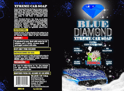 Black & Blue Diamond Combo – Extreme Shine & Superior Car Care- Black Diamond Tire Shine 14 ounce Can-Blue Diamond Xtreme Car Soap 16 ounce - #tire shine