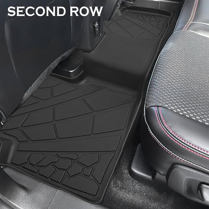 KARPAL Floor Mats for 2020-2025 2026 Ford Escape (NOT Fit Hybrid), Custom Fit TPE All Weather Ford Escape Accessories 1st & 2nd Row Floor Liner & Cargo Liner