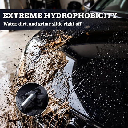 AirTighT Advanced Graphene Ceramic Coating 200ml AT-GX Nano Protectant Long-Lasting High Gloss Waterproof Professional DIY Car Paint Care Kit for Cars