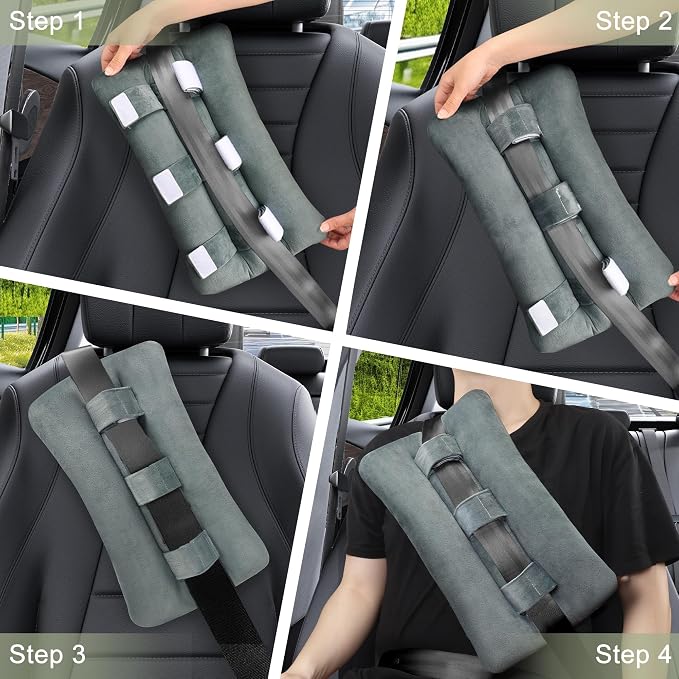 Heart Surgery Pillow, Heart Pillows for After Heart Surgery Recovery, Chest Port Pacemaker Pillow for Chemo Patients Seatbelt, Gifts for Women After Hysterectomy