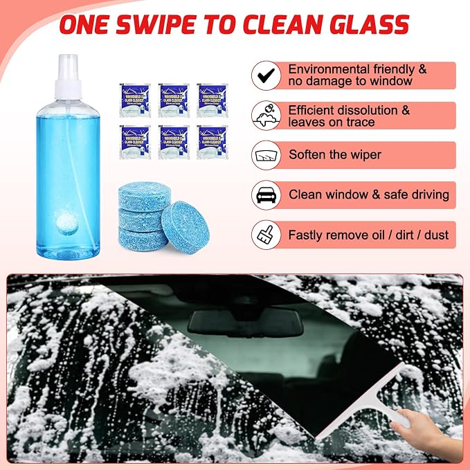 Nilight 37PCS Car Detailing Kit Auto Cleaning Tools Wash Set with Storage Carry Bag Home Use for Interior Exterior Deep Clean Car Care Windshield Dashboard Seat Air Vents Wheels Tires, Red