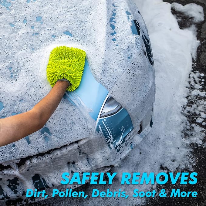 Rev Auto Wrap Shampoo – pH Balance High Foaming Soap For All Vinyl Wrap Finishes | Wrapped Vehicle Maintenance Soap | pH Neutral Wrap Car Wash Soap (1 Gallon)