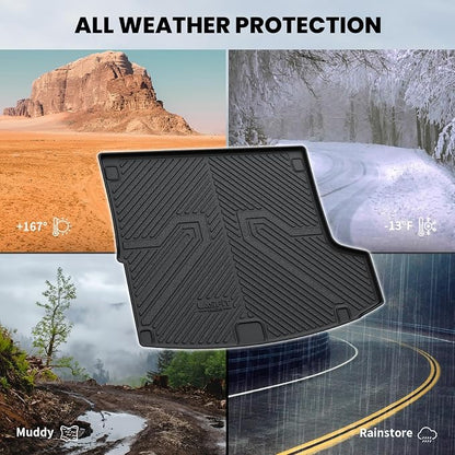 LASFIT Cargo Liner for Acura RDX 2019-2026 Cargo Mat All Weather TPE Trunk Floor Mat Custom Fit for Acura RDX Cargo Tray Non-Slip Rear Trunk Liner, Black