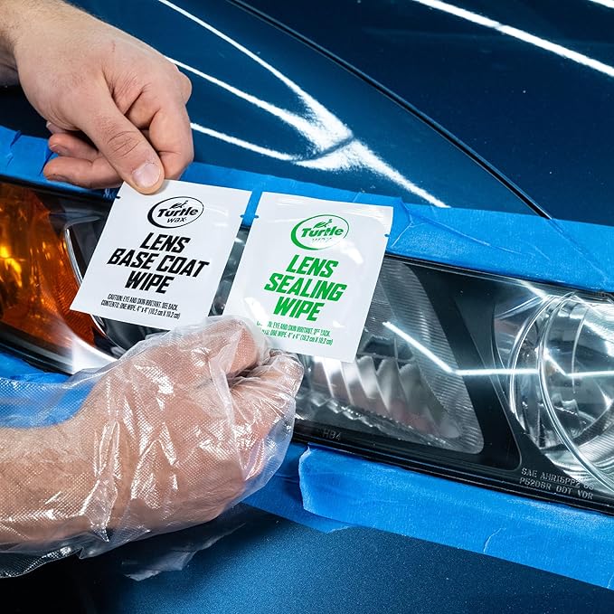 Turtle Wax Headlight Restoration Kit, Removes Oxidation and Yellowing, Restores to Like-New Condition, Increases Visibility and Brightness for Safer Driving, Easy Application