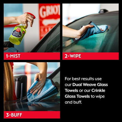 Griot's Garage Ceramic Glass Cleaner Spray for Car Windows, Windshields, Mirrors and Home Use, Cleans and Protects, Streak-Free, 11009, One Gallon