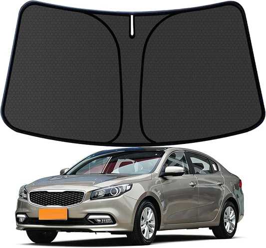 K4 Customized Windshield Sun Shade for 2014-2022 2021 2022 2023 K4 Front Window Sunshade Visor Protector Foldable Blocks UV Rays Keep Car Cooler Accessories
