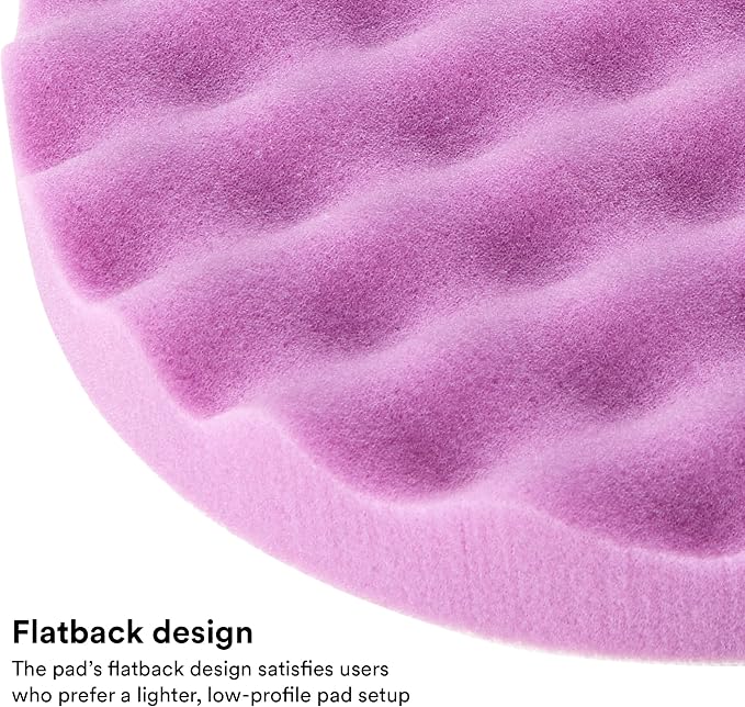 3M Perfect It 1 Step Foam Finishing Pad, 33042, Hook it, Tight Spot Buffing, Collision Repair, High Gloss Polish, 6 in, 2 Pads/Bags