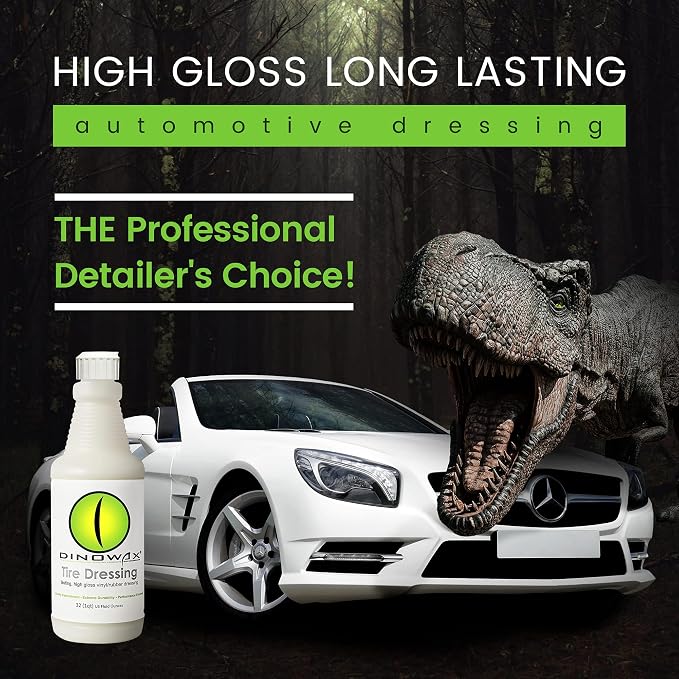 Tire Dressing, Tire Shine, Tire, Vinyl, and Rubber Dressing, Tire and Wheel Care Products, 32 Oz