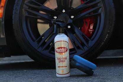 GOLDEN SHINE Tire and Trim Spray Shine and UV Protection, 16 Ounce Bottle 17016