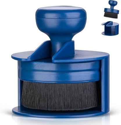 BABYSHEEP Car Tire Shine Applicator,Vegan Tire Shine Brush with Stand for Auto Detailing Cleaning Service,Blue