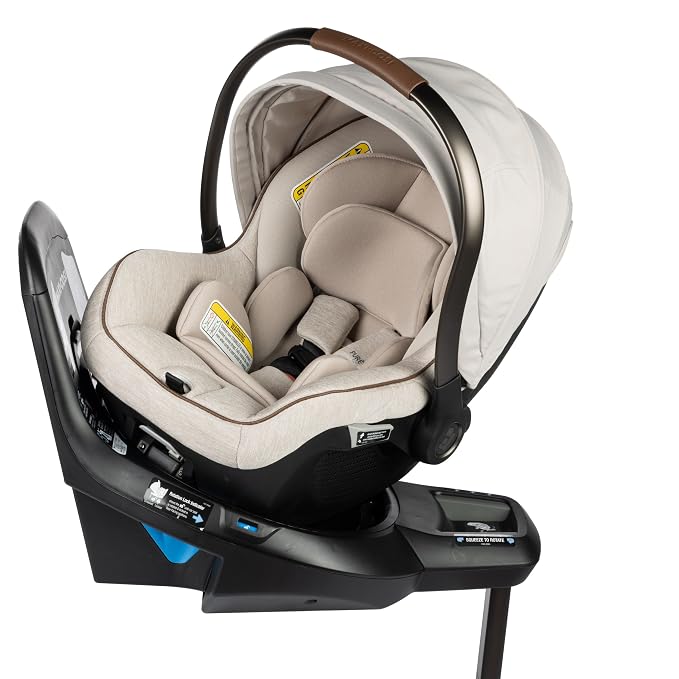 Maxi-Cosi Peri 180 Rotating Infant Car Seat, Baby Car Seat Rotating Carseat, Desert Wonder