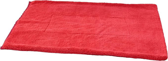 Maxshine 12 Pack Big Red Microfiber Towel (1000GSM) - Large Plush, Rinse-Free Drying Towels, Double-Sided Detailing for Cars (20”x28” / 51x71cm), Professional Auto Detailing Towels
