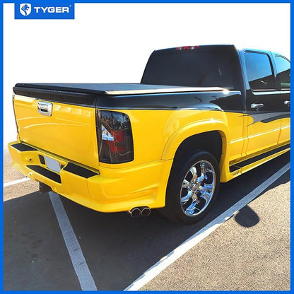 Tyger Auto T3 Soft Tri-Fold Truck Bed Tonneau Cover Compatible with 2007-2013 Chevy Silverado / GMC Sierra 1500 | Fleetside 5'8" Bed (69") | TG-BC3C1003