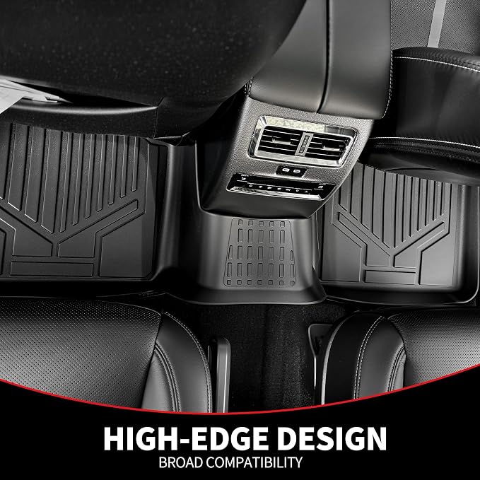 YITAMOTOR Floor Mats & Cargo Liner for Mazda CX-50 CX50 2023-2026 (Not for Hybrid, Not Fit for CX-5 CX5), All-Weather Protection TPE 1st, 2nd Row and Trunk Mats Full Set Accessories Black