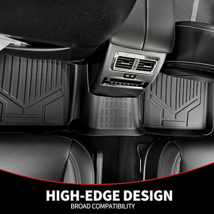 YITAMOTOR Floor Mats & Cargo Liner for Mazda CX-50 CX50 2023-2026 (Not for Hybrid, Not Fit for CX-5 CX5), All-Weather Protection TPE 1st, 2nd Row and Trunk Mats Full Set Accessories Black