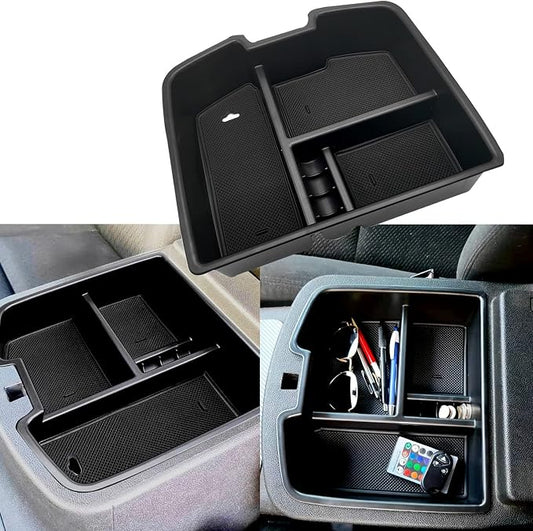 fit for Center Console Organizer Tray 2007-2014 GMC Sierra Chevy Silverado Tahoe Yukon Suburban - GM Vehicles Accessories Replaces 19166288