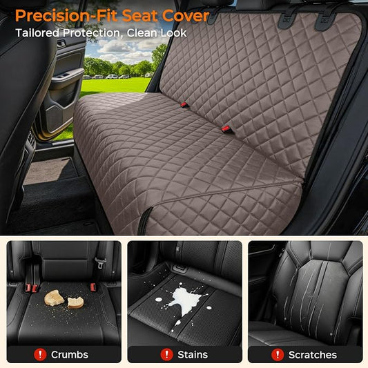 URPOWER Dog Car Seat Cover for Back Seat - Waterproof Car Seat Protector for Child Carseat & Pets, Nonslip Car Seat Covers for Mid-Size Cars & Mid-Size SUVs