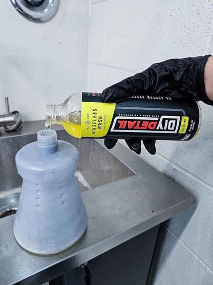 diy detail Rinseless Wash V2 – Waterless Car Wash & Rinseless Soap Alternative | Streak-Free Auto Detailing Solution | Safe for PPF, Ceramic Coating, All Vehicle Surface | 16oz Bottle