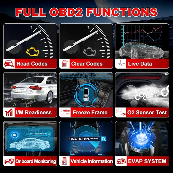 LAUNCH Creader 300 OBD2 Scanner,Engine Fault Code Reader,Support Read Data Stream,Scanner for All OBDII Protocol Cars Since 1996, 2026 Upgraded Ver. of CR3001
