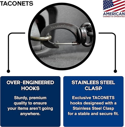 TacoNets Envelope Cargo Net for Subaru Outback - Fits 2015-Current - Upgraded 5mm Bungee - Integrated Storage Bag - Heavy Duty Hooks - Designed in USA