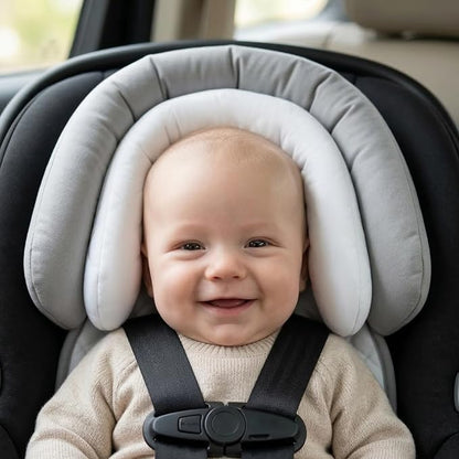 Pro Goleem Infant Car Seat Insert, Babybody Support for Toddler, Soft Minky Preemie Car Seat Insert, 2-in-1 Reversible, Perfect for Carseats, Strollers, Swings, White and Grey