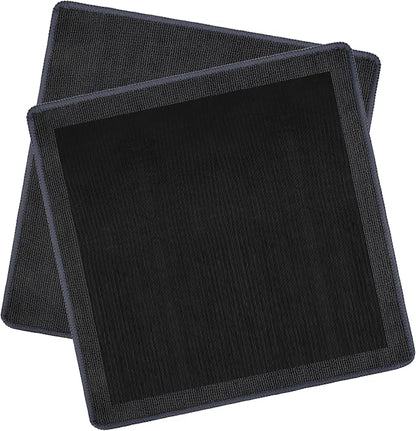 2PCS Clay Towel Auto Detailing, Clay Bar Towel Cloth Auto Detailing for Car (12 x 12 in) (Grey)