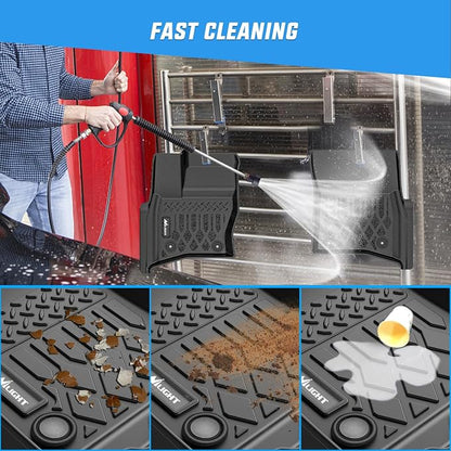 Nilight TPE Floor Mats for Land Rover Defender 110 2020 2021 2022 2023 2024 2025 All Weather Custom Fit Heavy Duty Floor Liners