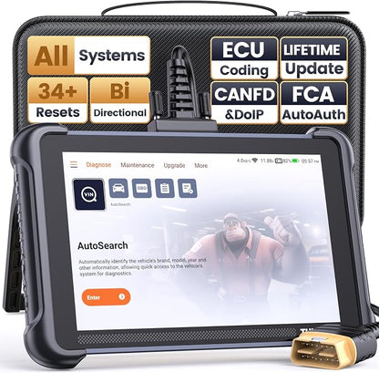 THINKCAR THINKSCAN 689 OBD2 Scanner, Bidirectional Scan Tool with 34+ Reset, 3000+ Active Test, ECU Coding, PMI, Wired Full System Diagnostic Scanner for Cars, CANFD/DOIP, FCA SGW AutoAuth