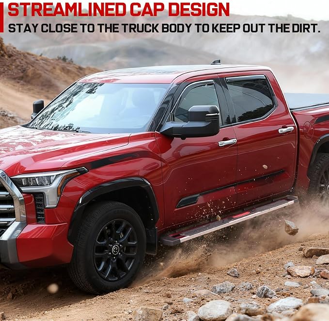 COMNOVA Running Boards Compatible with 2009-2018 Dodge Ram 1500 Quad Cab, 10-24 Dodge Ram 2500 3500 Quad Cab, 6 Inch Ram Rock Sliders Nerf Bars Step Bars Made with High Light Stainless Steel.