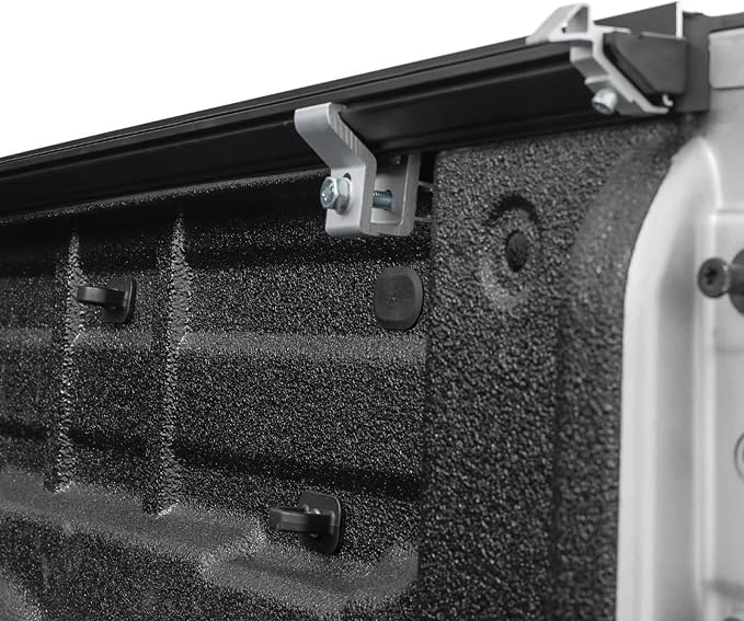 Rough Country Hard Roll-Up Tonneau Cover for Chevy Colorado & GMC Canyon (2015-2022) - Aluminum Truck Bed Cover, Fits 5'7 Bed