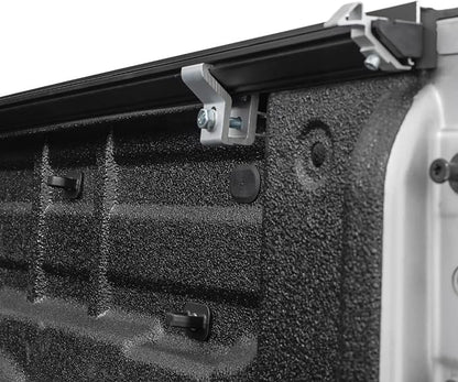 Rough Country Hard Roll-Up Tonneau Cover for Chevy Colorado & GMC Canyon (2015-2022) - Aluminum Truck Bed Cover, Fits 5'7 Bed