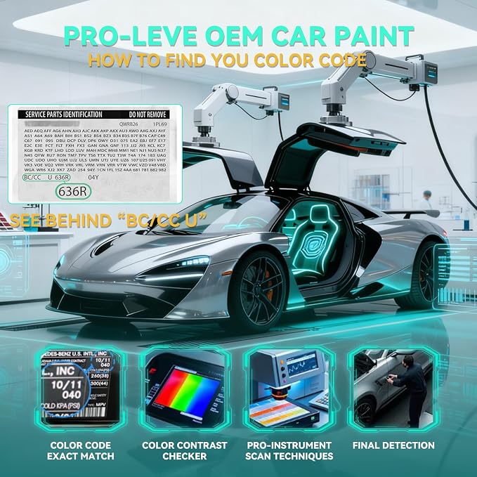 Titanium Rush Metallic(G6M/WA618G) Touch Up Paint Compatible with GMC Car Paint Pen Scratch Repair Automotive Scratch Remover Fix Exact Color Match