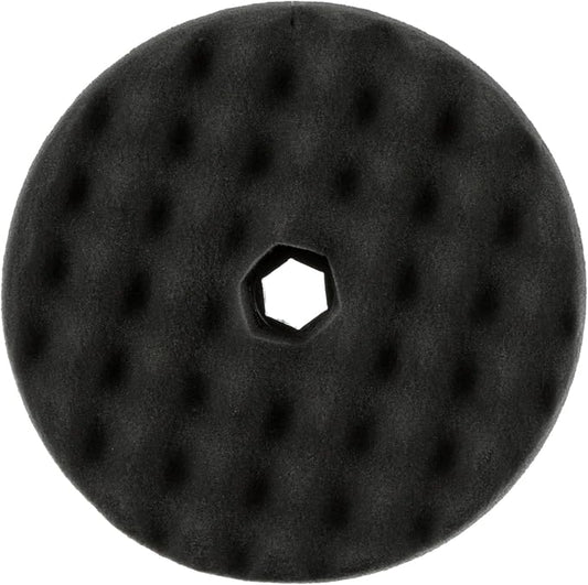 3M Perfect-it Foam Hook & Loop Polishing Pad, 3285, 6 in, Black, Buffing Pad, Eliminates Swirl Marks, For Automotive Polishing