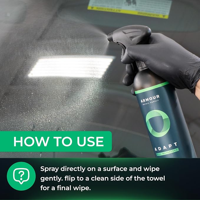 Armour Detail Supply - Adapt Waterless Wash & Quick Detailer and Multi-Use Formula, Streak-Free, UV Protection, Scratch Reducer (1 Pint)