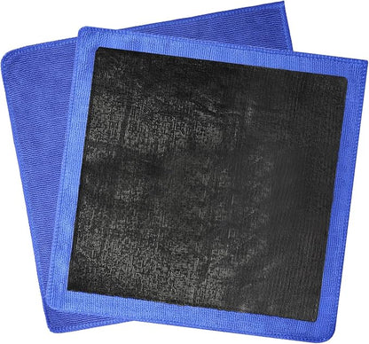 Clay Towel 2 Pack 12 x 12 Inch, Clay Bar Towel for Auto Detailing Microfiber Car Cloth Cleaner Automotive for Car Detailing