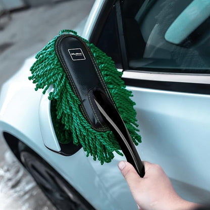Maxshine Universal Mini Microfiber Car Duster – Interior Dusting Tool for Cars, Trucks & SUVs – Safe on All Surfaces – Gently Removes Dust, Dirt & Debris – Reusable Auto Detailing Brush