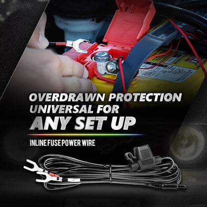 OPT7 Halo Ring & Interior Light & Underglow App & Remote Control Bundle Kit for Dodge Challenger 2008-2023, Easy Installation, Multicolor Music Sync, Car Ambient Decoration