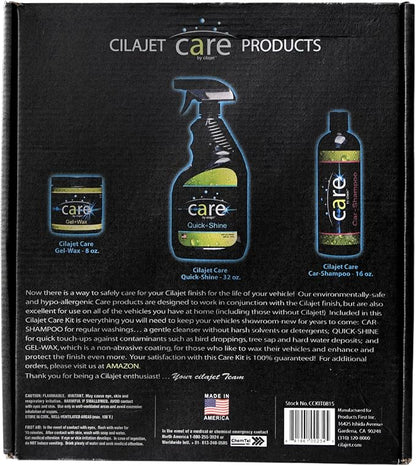 Care Car Wash Care Kit, Essential Car Cleaning Supplies, for Trucks, SUVs, and More, 5-Piece Set with Shampoo, Spray, Gel Wax, Microfiber Towels