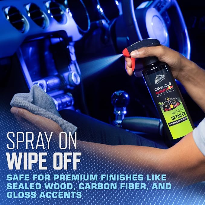 Armor All Podium Series Elite 9‑Piece Car Detailing Kit - Car Cleaning Kit with Bucket, Car Wash, Detailer Sprays, Wash Mitt & Microfiber Towels, Car Gift, Developed with Oracle Red Bull Racing