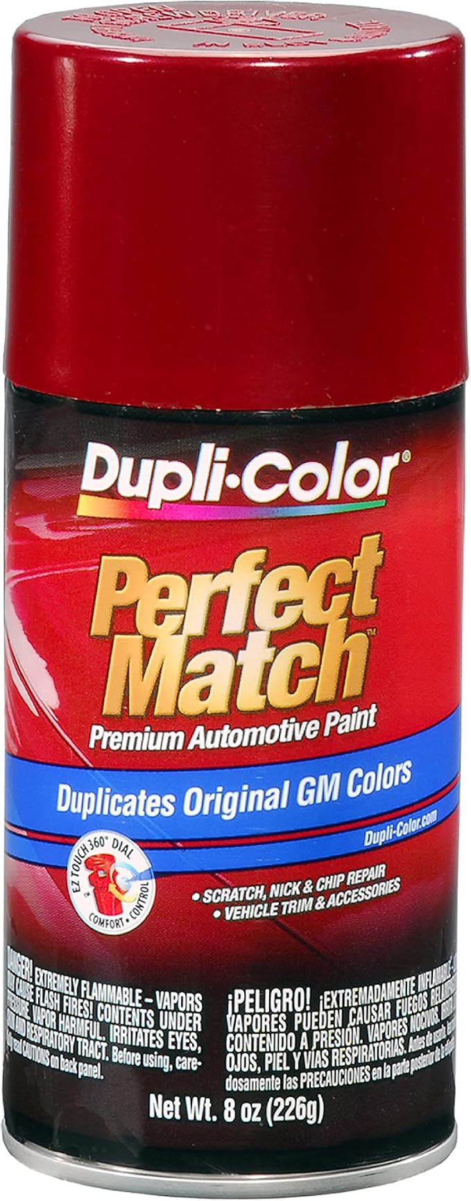 Dupli-Color Perfect Match Premium Automotive Paint, Medium Garnet Red (M), 8 oz