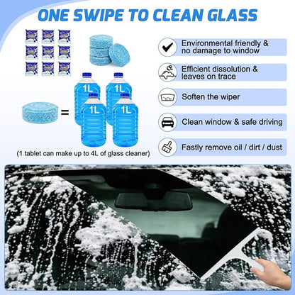 Nilight 52PCS Car Detailing Kit Auto Cleaning Tools Wash Set with Storage Carry Bag Home Use for Interior Exterior Deep Clean Polish Car Care Windshield Dashboard Seat Air Vents Wheels Tires, Blue