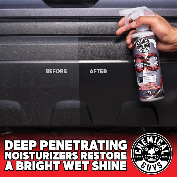 Chemical Guys G6 HyperCoat High Gloss Protectant Dressing, For Vinyl, Rubber, Plastic, Tires and Trim, Gloss Dressing Restores Shine & Protection for Cars, Trucks, Motorcycles, SUVs and RVs, 16 oz